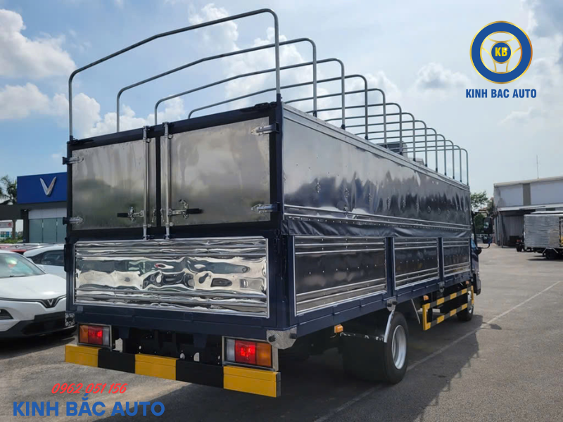 Ứng dụng vẩn chuyển của xe tải EX900 5 tấn thùng 6m3